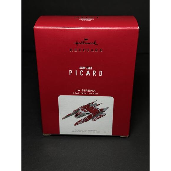 Hallmark Keepsake 2021 Star Trek Picard: LA SIRENA Christmas Tree Ornament! - Picture 1 of 6